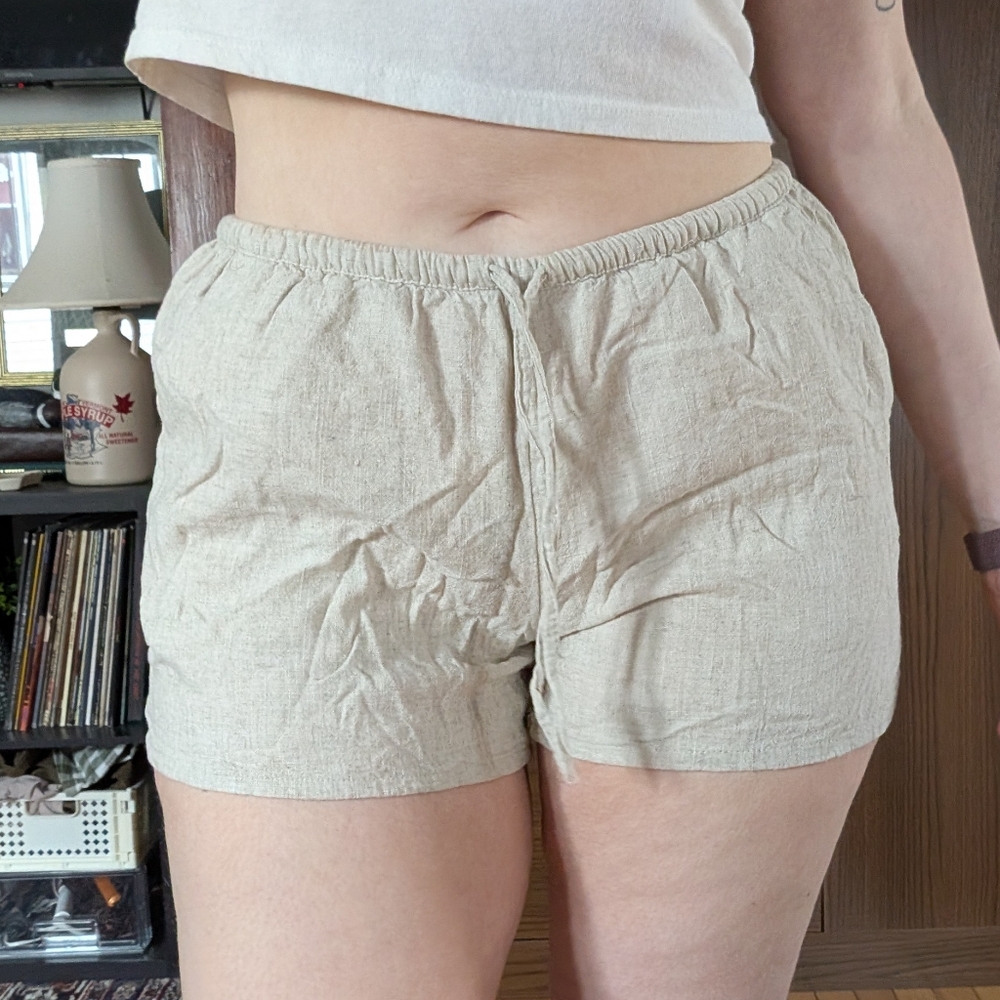 Linen Blend Shorts